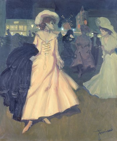 The Exit at the Moulin Rouge by Antoine Guillaume Minartz